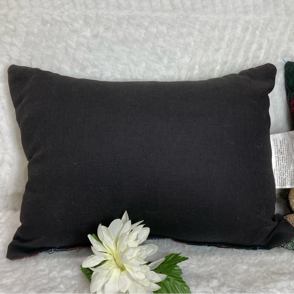 Good Housekeeping Mohawk Accent Pillows Labradors Set 2 Canvas Black NEW - Picture 3 of 6